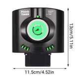 WT180A Automatic Fish Feeder for Aquarium Fish Tank Digital Timed Food Dispenser - Side View