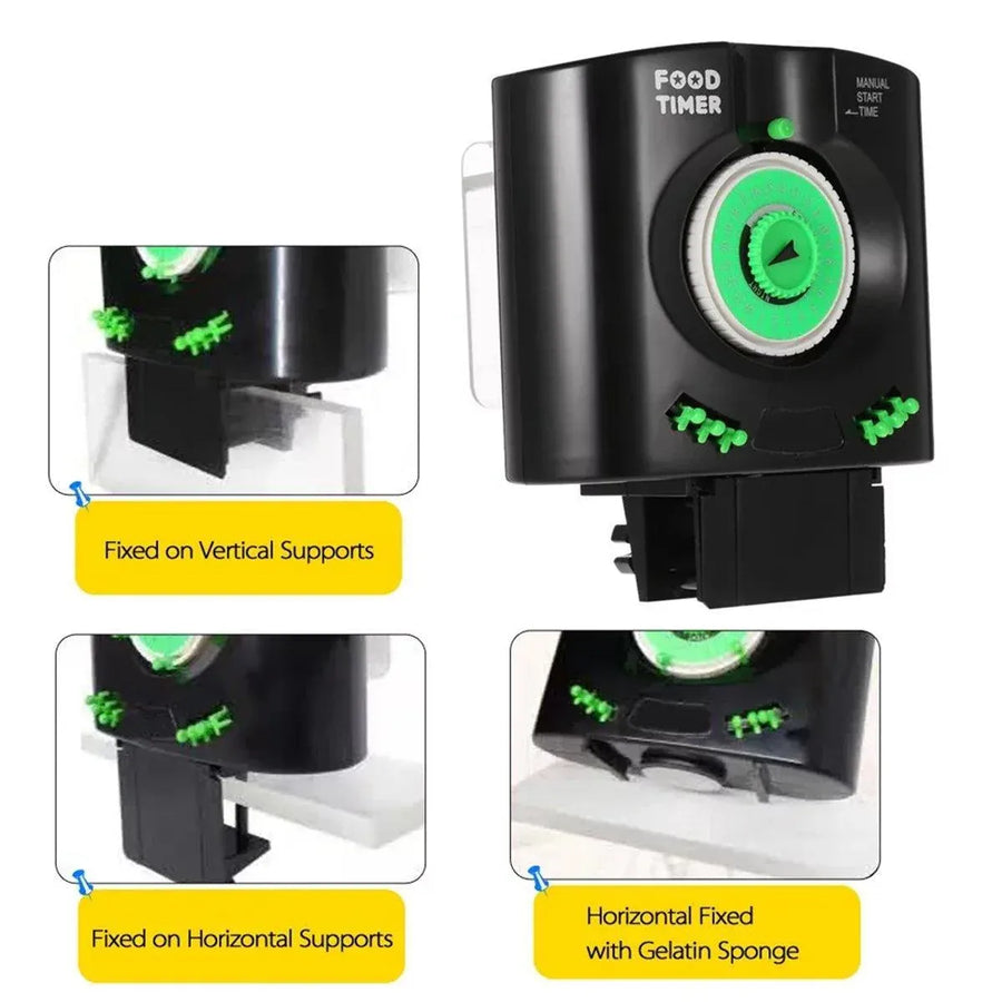 WT180A Automatic Fish Feeder for Aquarium Fish Tank Digital Timed Food Dispenser