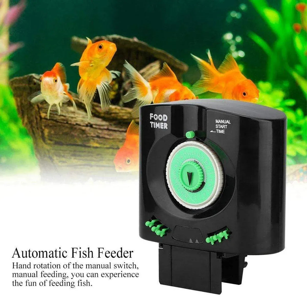 WT180A Automatic Fish Feeder for Aquarium Fish Tank Digital Timed Food Dispenser