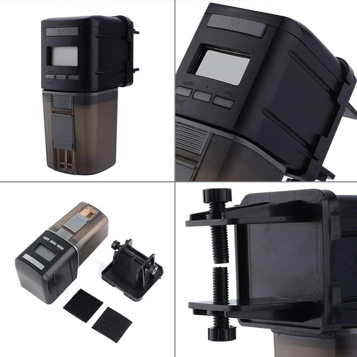 Automatic Fish Feeder Intelligent Timing Aquarium Large Capacity Food Dispenser