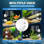 Fish Food Feeding Ring Floating Dispenser Ring Suspension Frame Aquarium Feeder - Square