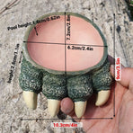 Lizard Claw Shaped Pet Food Water Bowl Durable Resin Non Slip