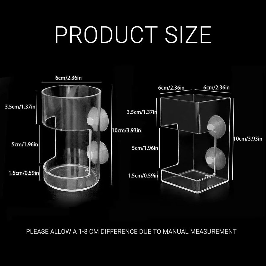 Fish Food Feeding Ring Floating Dispenser Ring Suspension Frame Aquarium Feeder - Round