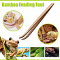 1-Piece 16.5 cm Curved Reptile Feeding Tweezers