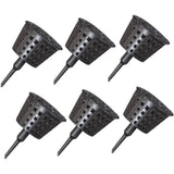 100x Plastic Fertilizer Baskets with Lid Balcony Gardening Tools Bonsai Supplies