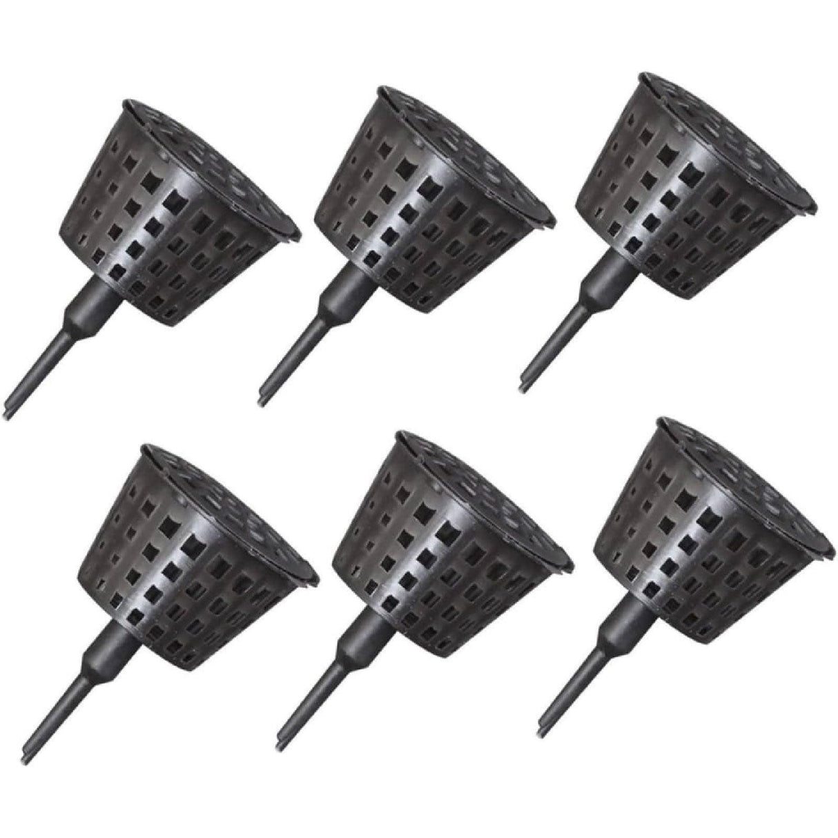 100x Plastic Fertilizer Baskets with Lid Balcony Gardening Tools Bonsai Supplies