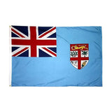 Large Fiji Fijian Flag Pacific Island Heavy Duty Outdoor 90 X 150 CM - 3ft x 5ft - Front View