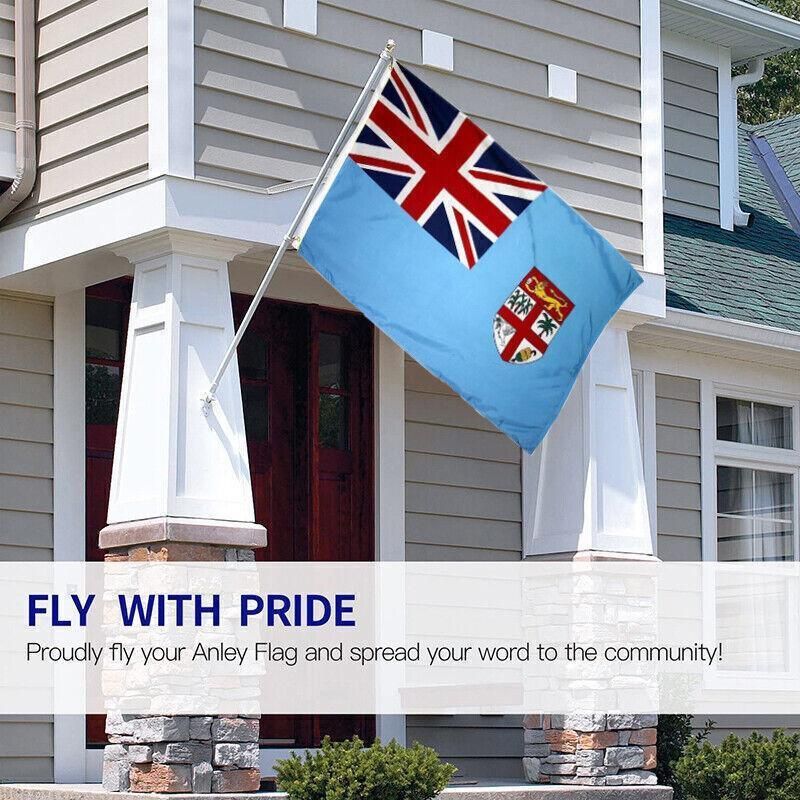 Large Fiji Fijian Flag Pacific Island Heavy Duty Outdoor 90 X 150 CM - 3ft x 5ft