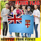 Large Fiji Fijian Flag Pacific Island Heavy Duty Outdoor 90 X 150 CM - 3ft x 5ft - Extra Image