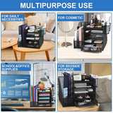 Multi-Tier Desktop Organizer File Holder Document Storage Rack Office Shelf - Extra Image