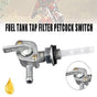 Fuel Tank Tap Filter Petcock Switch 110Cc 125Cc Pit Pro Quad Dirt Bike Atv Buggy