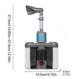 Aquarium Six in One Filter Reverse Air Lift Suction Aeration Wave Maker System - Side View