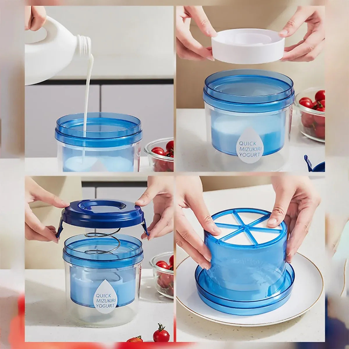 Yogurt Filter Separator Set Cold Brew Yogurt Maker Strainer Kit For Homemade Use