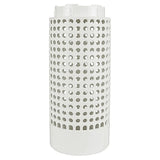 Worm Composting Bin PVC Tube Odor Sealing Garden Composter for Lawn Flower Pot - Front View