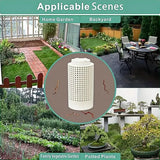 Worm Composting Bin PVC Tube Odor Sealing Garden Composter for Lawn Flower Pot - Close-Up Angle