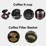 Coffee Machine Filter Standard Model Golden 304 Stainless Steel Outlet Funnel - Extra Image