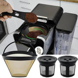 Coffee Machine Filter Standard Model Golden 304 Stainless Steel Outlet Funnel - Extra Image