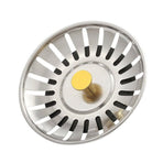 1/2/4X Stainless Steel Kitchen Sink Strainer Drain Stopper - 4PCS