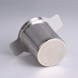 Tea Infuser With Lid Mesh Stainless Steel Metal Cup Strainer Loose Leaf Filter - Side View