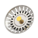 1/2/4X Stainless Steel Kitchen Sink Strainer Drain Stopper - 1PCS