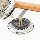 1/2/4X Stainless Steel Kitchen Sink Strainer Drain Stopper - 1PCS - Side View