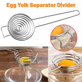 Egg Yolk for Making Cake Stainless Steel Hand Held Separator Divider Kitchen