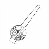 Egg Yolk for Making Cake Stainless Steel Hand Held Separator Divider Kitchen - Front View