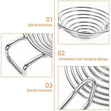 Egg Yolk for Making Cake Stainless Steel Hand Held Separator Divider Kitchen - Top-Down View
