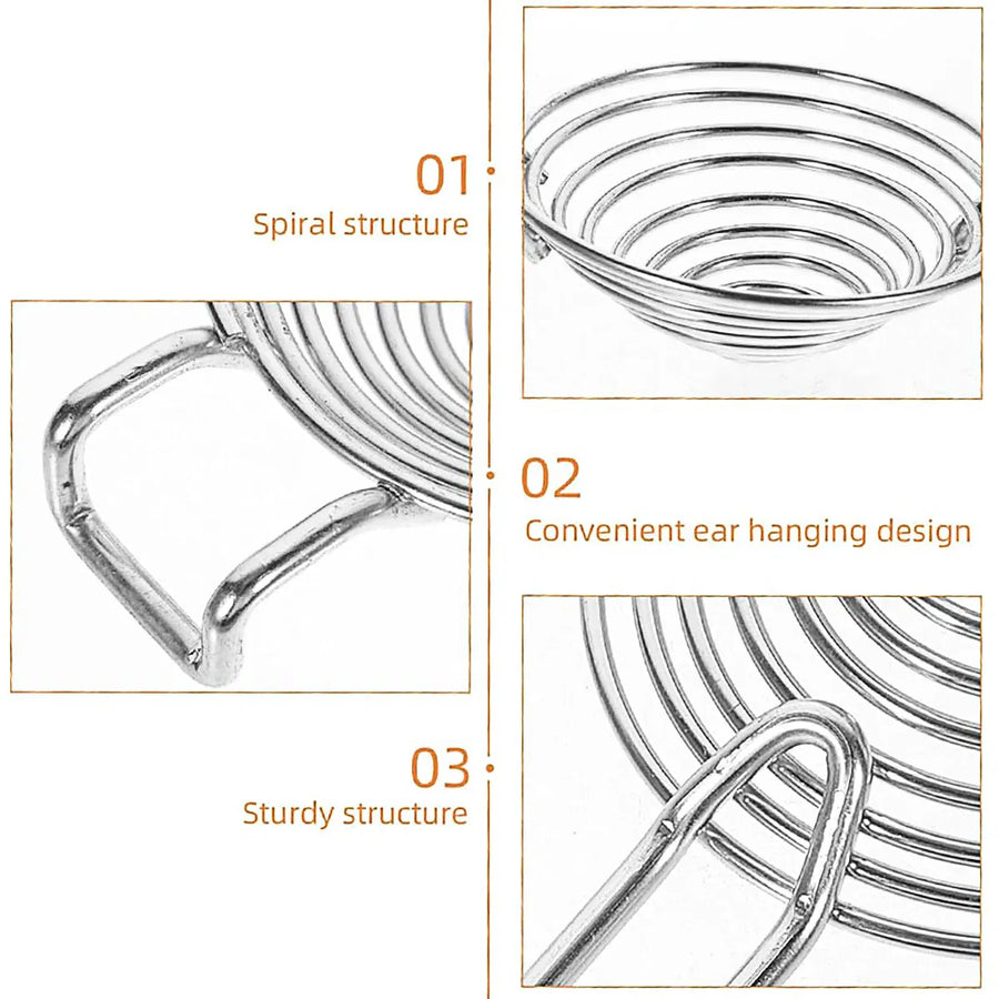 Egg Yolk for Making Cake Stainless Steel Hand Held Separator Divider Kitchen