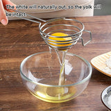 Egg Yolk for Making Cake Stainless Steel Hand Held Separator Divider Kitchen - Rear View