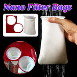 Nano Filter Bags for Aquarium Bottom Filter Fine Mesh Reusable