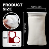 Nano Filter Bags for Aquarium Bottom Filter Fine Mesh Reusable - Side View