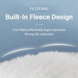 Nano Filter Bags for Aquarium Bottom Filter Fine Mesh Reusable - 45-Degree Angle
