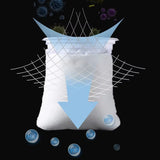 Nano Filter Bags for Aquarium Bottom Filter Fine Mesh Reusable - Low Angle