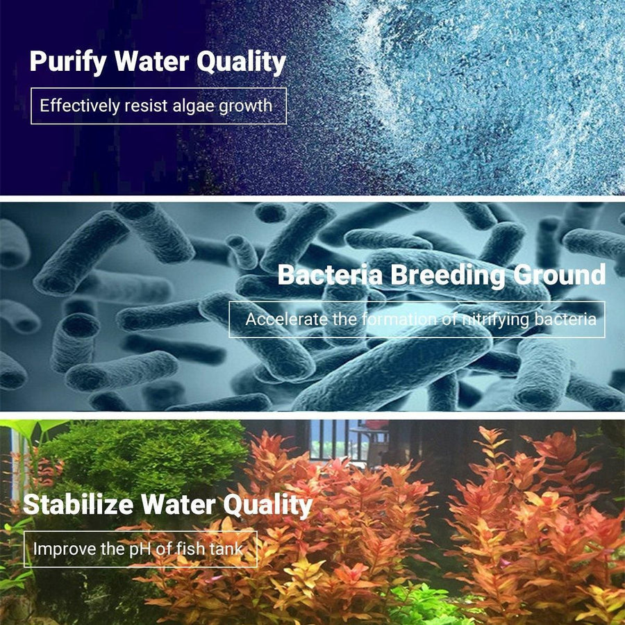 500g Fish Tank Water Filter Media Aquarium Filtration Material Sponge Pad - Activated Carbon