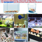 500g Fish Tank Water Filter Media Aquarium Filtration Material Sponge Pad - Nano Ring