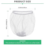 300pcs Disposable Kitchen Sink Strainer Anti Clogging Sewer Mesh Pocket Filter - Side View