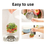 300pcs Disposable Kitchen Sink Strainer Anti Clogging Sewer Mesh Pocket Filter - Close-Up Angle