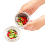 300pcs Disposable Kitchen Sink Strainer Anti Clogging Sewer Mesh Pocket Filter - Front View