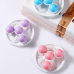 2 Pcs Reusable Hair Lint Catcher Removal Net Bag Wash Machine Float Filter - Pink