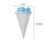 2 Pcs Reusable Hair Lint Catcher Removal Net Bag Wash Machine Float Filter - Purple - Low Angle