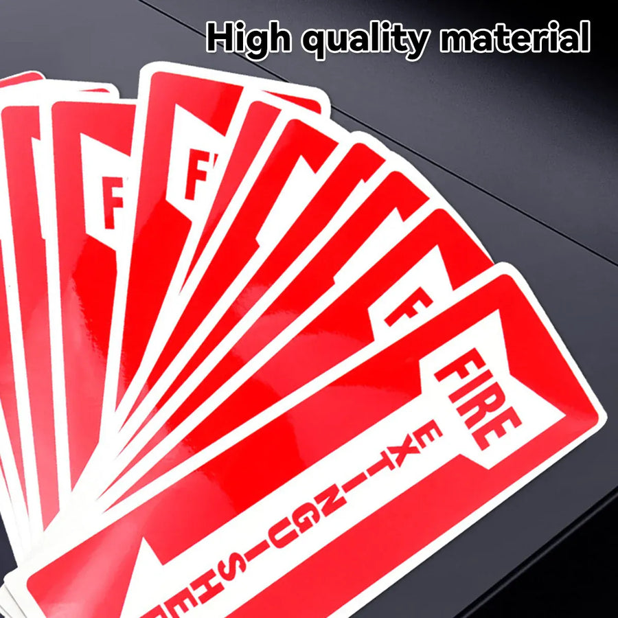 30PCS Fire Extinguisher Indicator Sticker Long-Lasting for Fire Safety Use