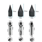 32-42mm High Speed Twist Firewood Drill Bit Wood Splitting Splitter Cone Driver - 32MM
