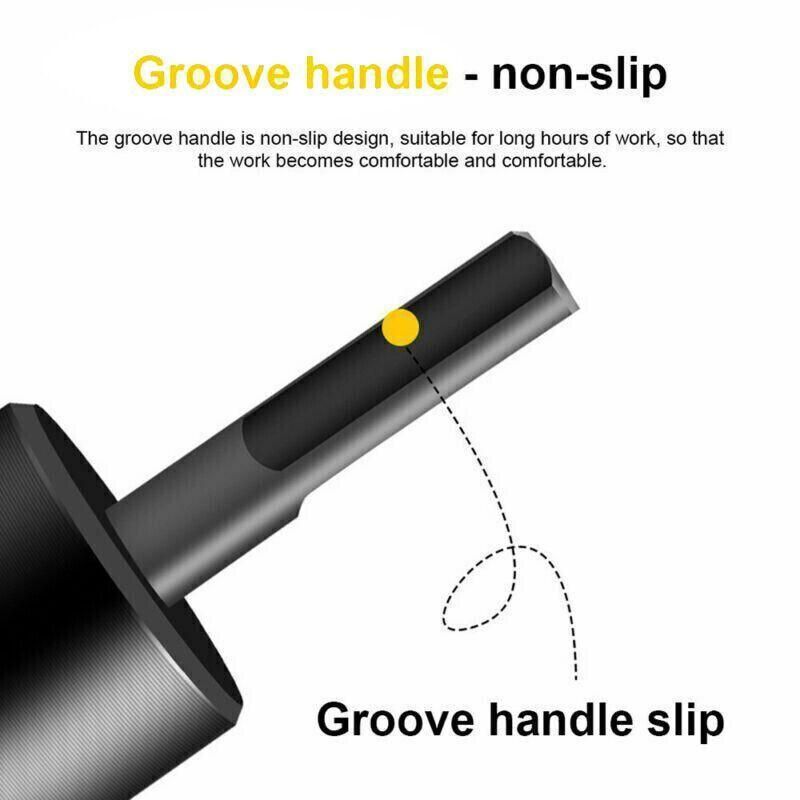 32-42mm High Speed Twist Firewood Drill Bit Wood Splitting Splitter Cone Driver - 32MM