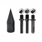 32-42mm High Speed Twist Firewood Drill Bit Wood Splitting Splitter Cone Driver - 38MM