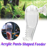 Acrylic Fish Feeder Clear Durable for Aquarium Fish Tank Feeding