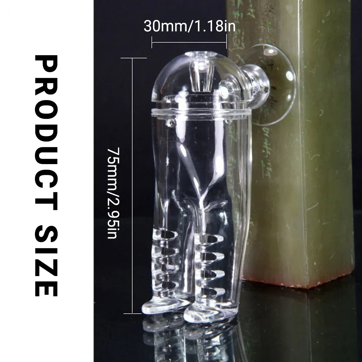 Acrylic Fish Feeder Clear Durable for Aquarium Fish Tank Feeding