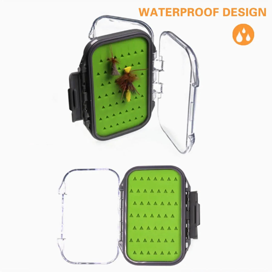 Fly Fishing Hook Box Portable for Fishing Fly Bait Hair Hook Secure Storage
