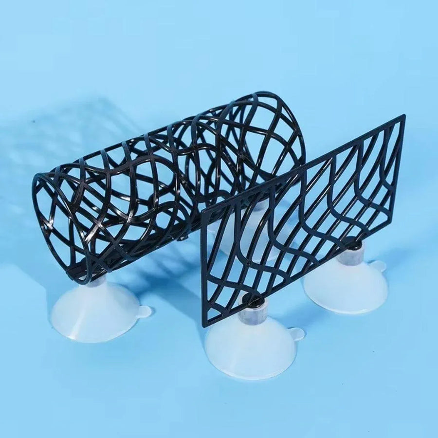 Aquarium Fish Resting Tunnel Hiding House for Betta Shrimp Small Fish Tank Decor - Black
