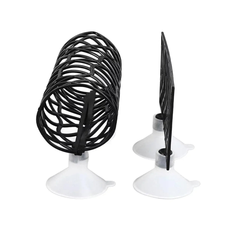 Aquarium Fish Resting Tunnel Hiding House for Betta Shrimp Small Fish Tank Decor - Black